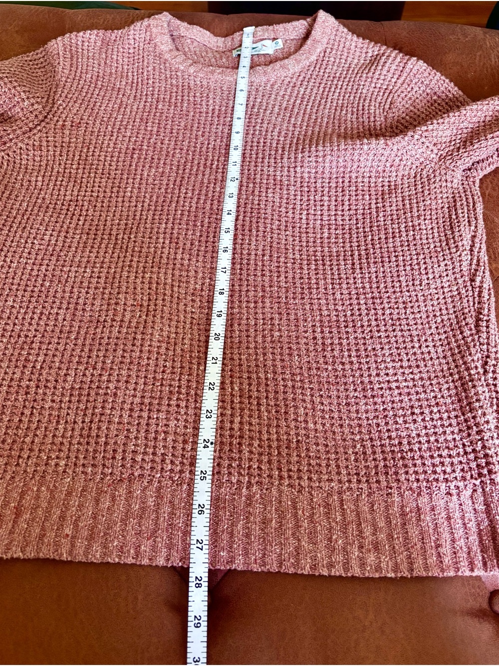 MED - Wellen recycled cotton headlands sweater - Off Pink - Excellent condition! - Picture 4 of 5